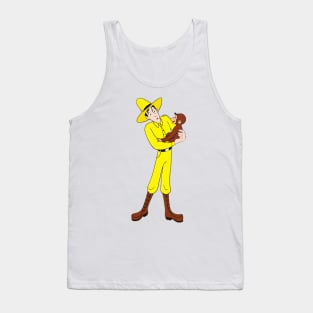 Curious George Man In The Yellow Hat 4 Tank Top